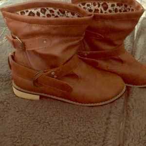 Brown boots